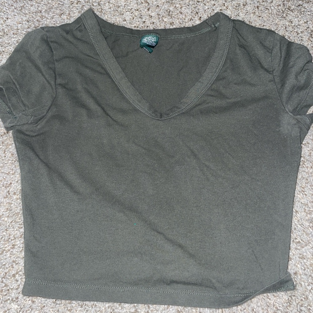 Wild Fable green crop top